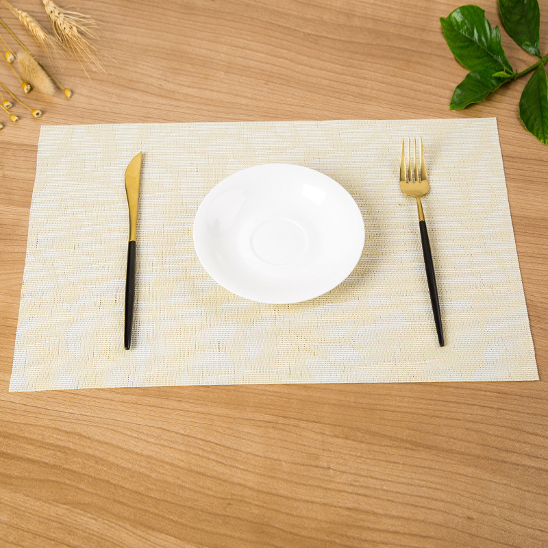 New European-style printed anti-slip, heat-resistant and heat-insulating pads for hotel supplies and Western dining MATS undefined