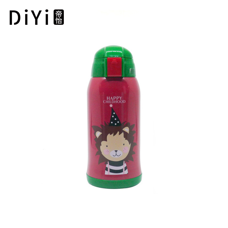 Yiwu Good Goods Wholesale Students Children Cartoon Thermos Cup Creative With Cloth Cover Vacuum Stainless Steel Kettle Gift Customization -1006/36591 undefined