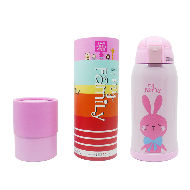 Yiwu Good Goods Wholesale Students Children Cartoon Thermos Cup Creative With Cloth Cover Vacuum Stainless Steel Kettle Gift Customization -1006/36591 undefined