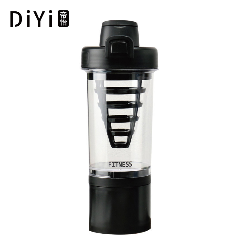 Yiwu Good Goods Environmental Protection Movement Plastic Water Cup Locking Portable Leakproof Juice Shake Fitness Stirring Protein Powder Shake Cup Wholesale -1006/36591 undefined