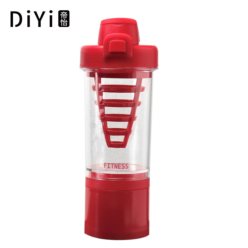 Yiwu Good Goods Environmental Protection Movement Plastic Water Cup Locking Portable Leakproof Juice Shake Fitness Stirring Protein Powder Shake Cup Wholesale -1006/36591 undefined
