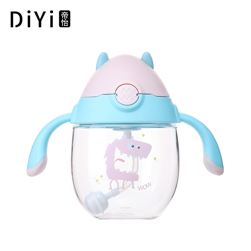 义乌好货 帝怡新款卡通小恶魔吸管学饮杯 tritan环保夏季便携双用儿童水杯-1006/36591详情图7