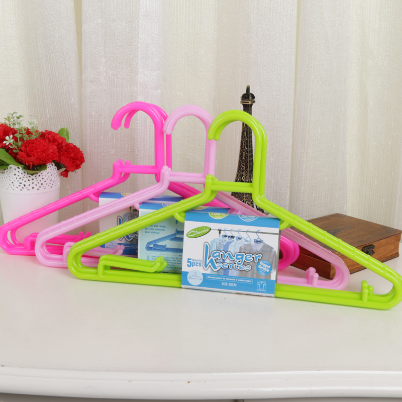义乌好货 家用塑料衣架 家庭必备 超市专供 细杆款LT-1014产品图