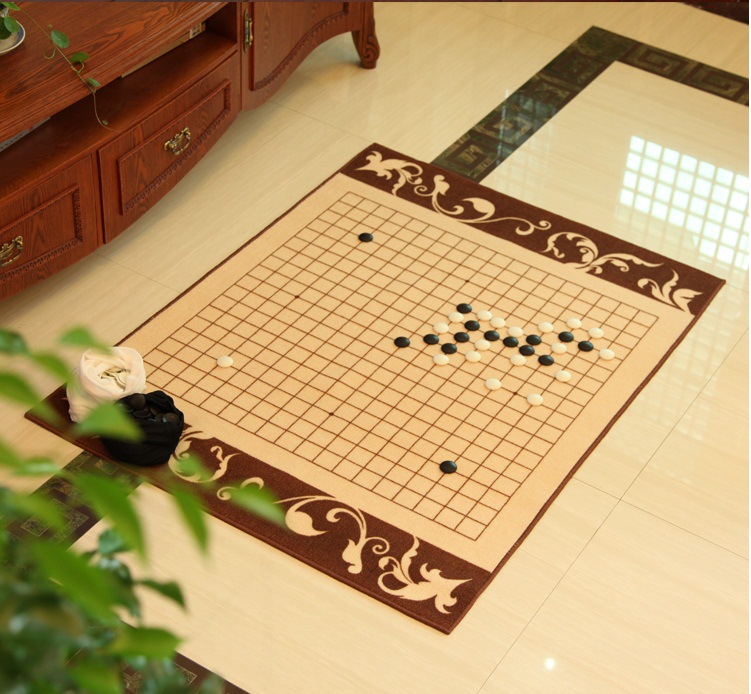义乌好货 围棋(五子棋)游戏地毯 地垫 配专用棋子 旅游背袋 易携带 -1006/35317