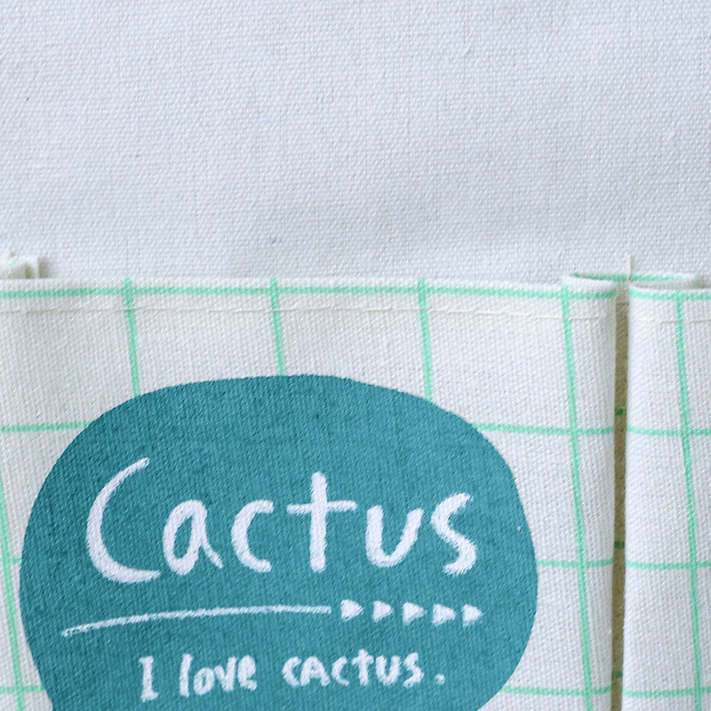 Yiwu Selection 7 pocket hook cactus wall hanging bag multi-functional sundry folding hanging bag undefined