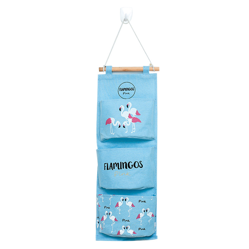 Yiwu Good Flamingo series hanging bag semicircular three-pocket hanging bag home bathroom kitchen undefined