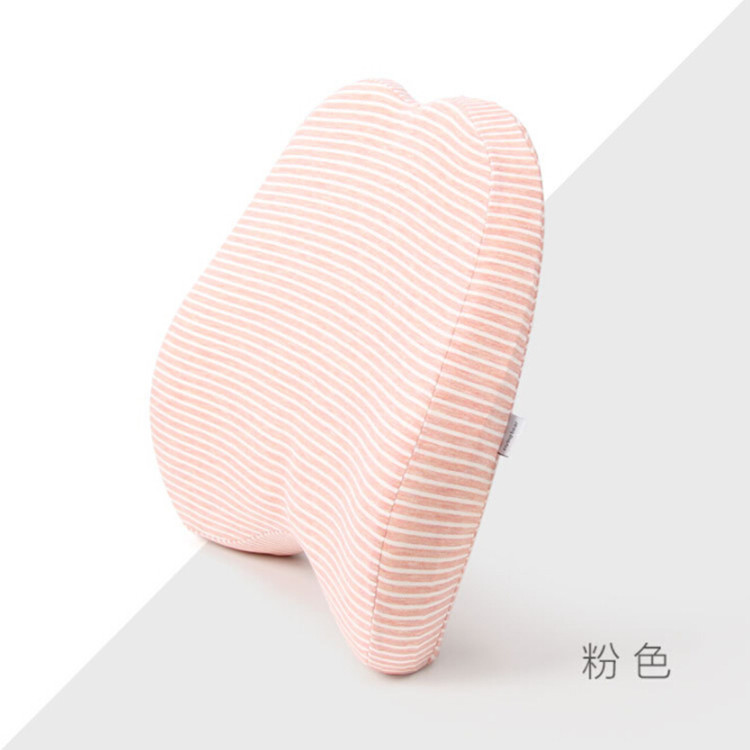 义乌好货 丽彩棉新款腰靠  创意鱼骨形汽车靠枕 车载办公舒适护靠背 慢回弹-1006/35011详情图7