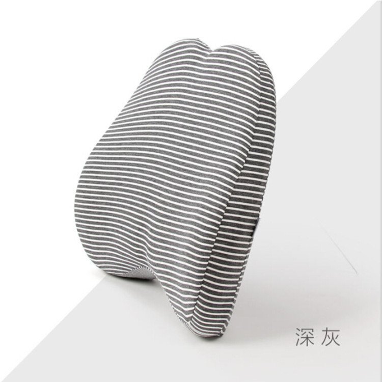 义乌好货 丽彩棉新款腰靠  创意鱼骨形汽车靠枕 车载办公舒适护靠背 慢回弹-1006/35011详情图8