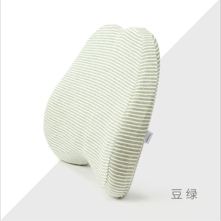 义乌好货 丽彩棉新款腰靠  创意鱼骨形汽车靠枕 车载办公舒适护靠背 慢回弹-1006/35011详情图9