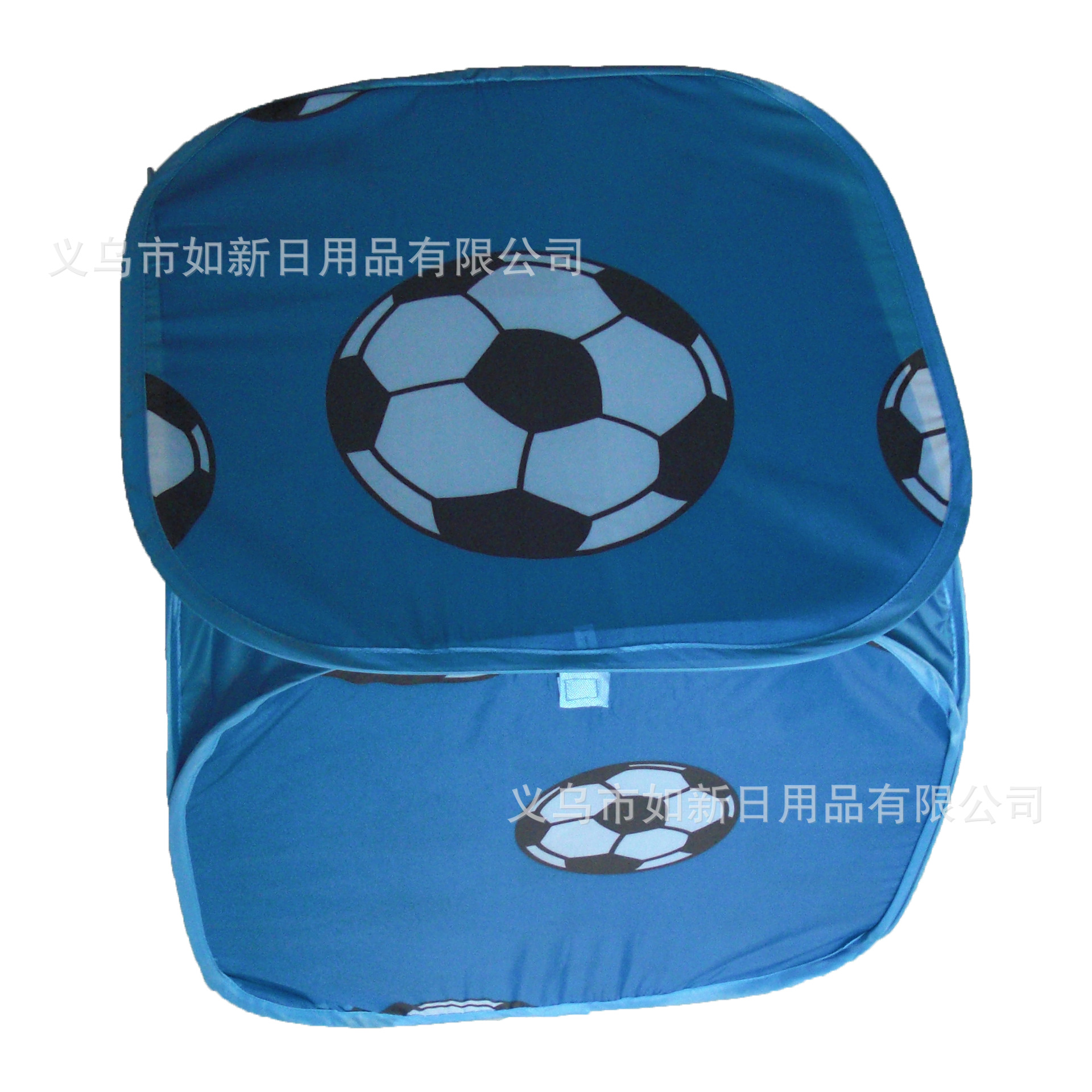 Yiwu Selection manufacturers directly sell four covered football pattern bucket dirty laundry basket cartoon laundry basket support custom -10010/1497 thumbnail