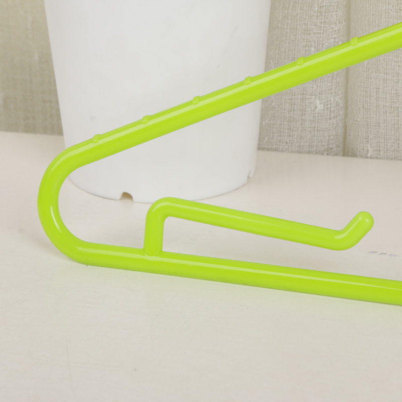 义乌好货家用塑料衣架家庭必备超市专供细杆款LT-1014白底实物图