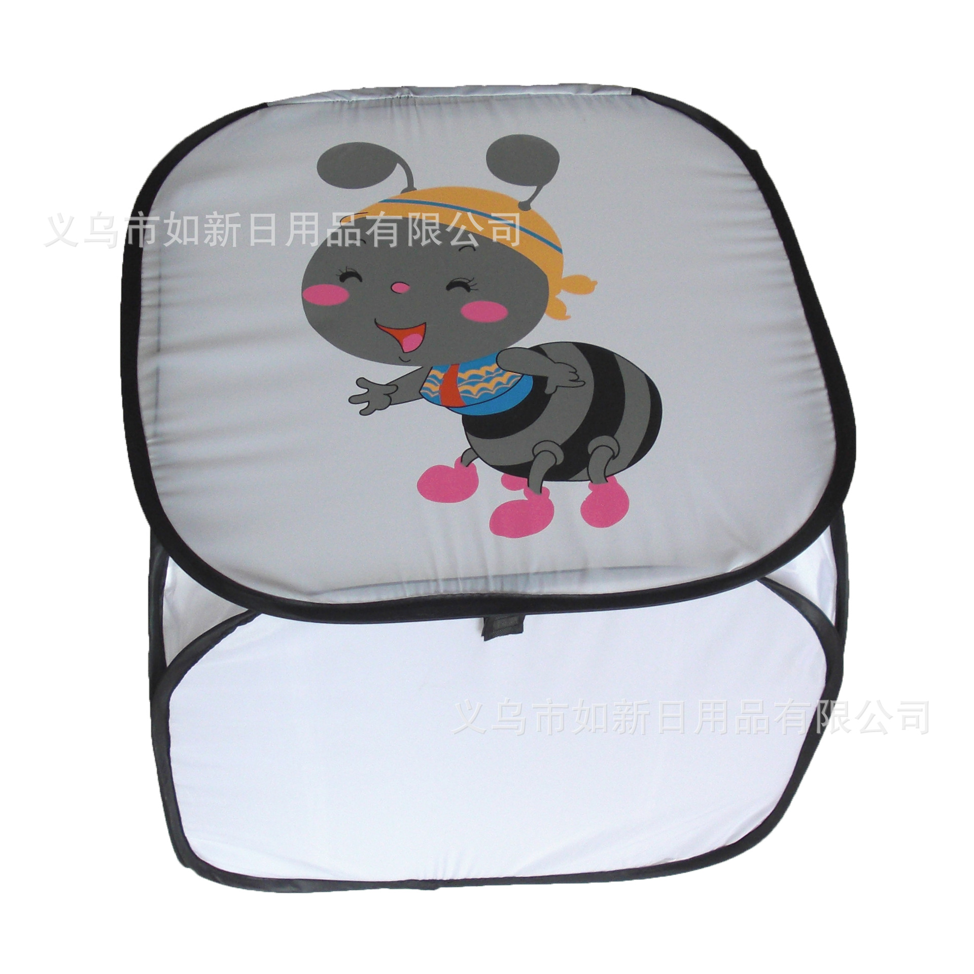 义乌好货 厂家直销 四方收纳篮 洗衣蓝 卡通脏衣收纳篮 可定做-1001/1497