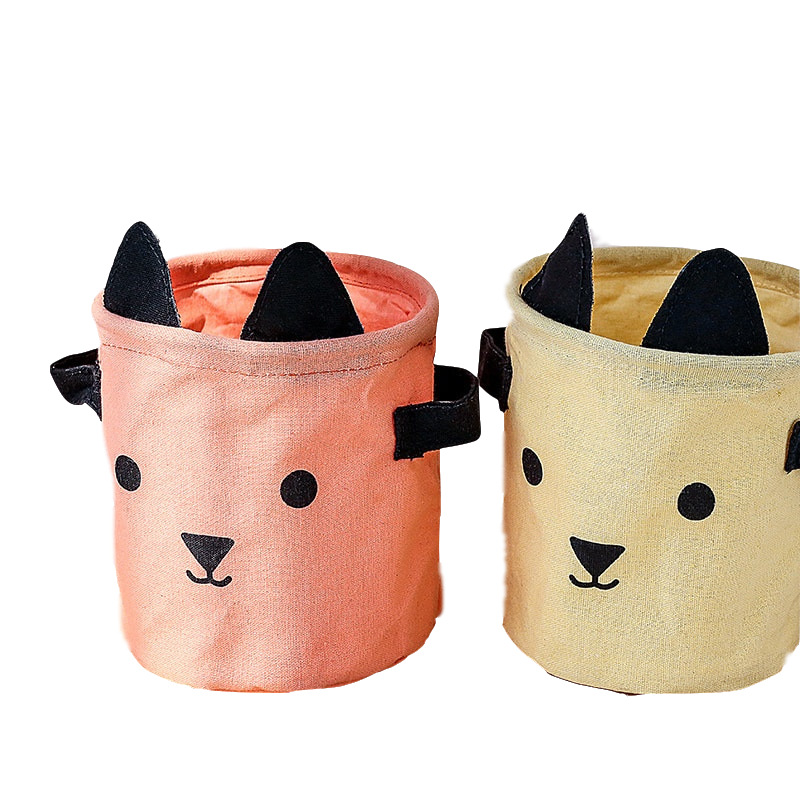 Yiwu Selection wheat cartoon expression ear series receive drum can be folded with handle undefined