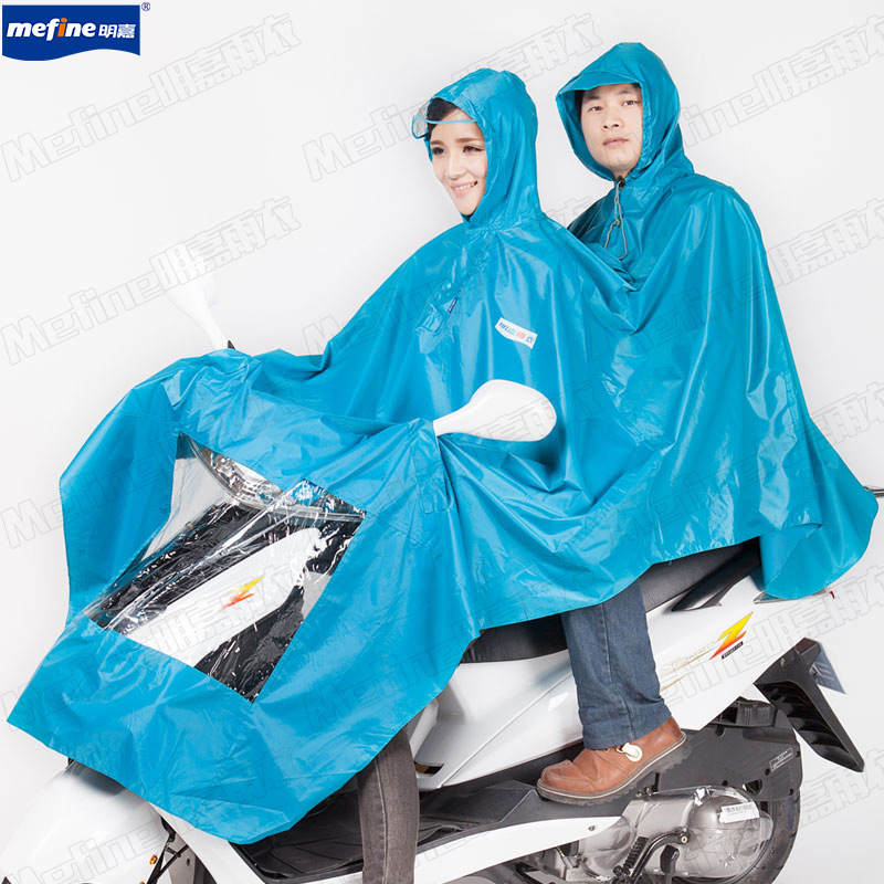 义乌好货 源头厂家 成人电动车摩托车电瓶车雨披 双人头车衣-1003/10611