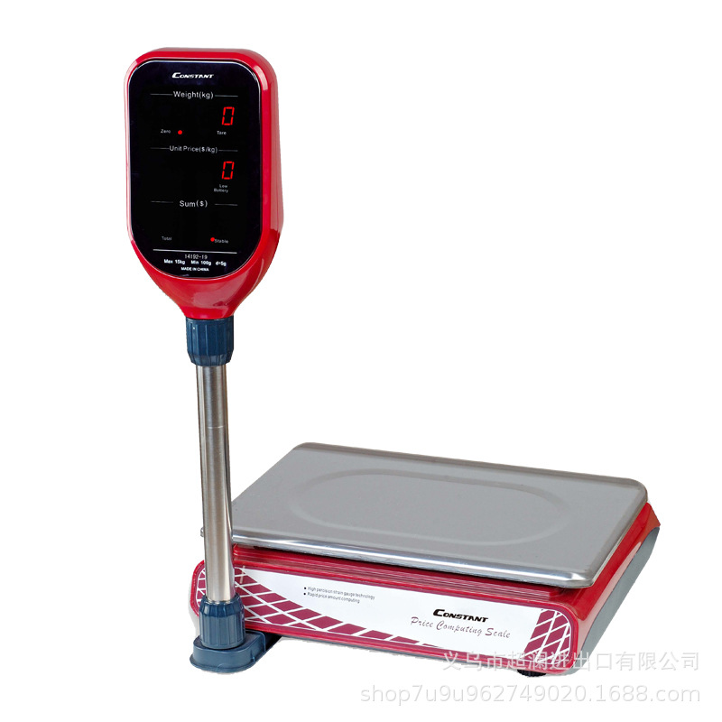 14192-135E in-stock tower-type electronic price scale, commercial scale, export foreign trade English fruit scale, electronic price platform scale, 40KG details Picture