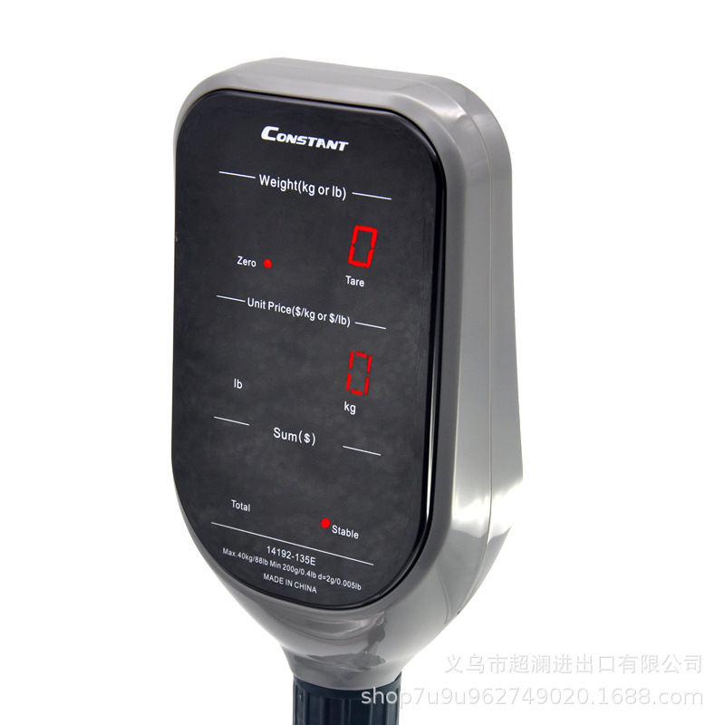 14192-135E in-stock tower-type electronic price scale, commercial scale, export foreign trade English fruit scale, electronic price platform scale, 40KG Application Scenario