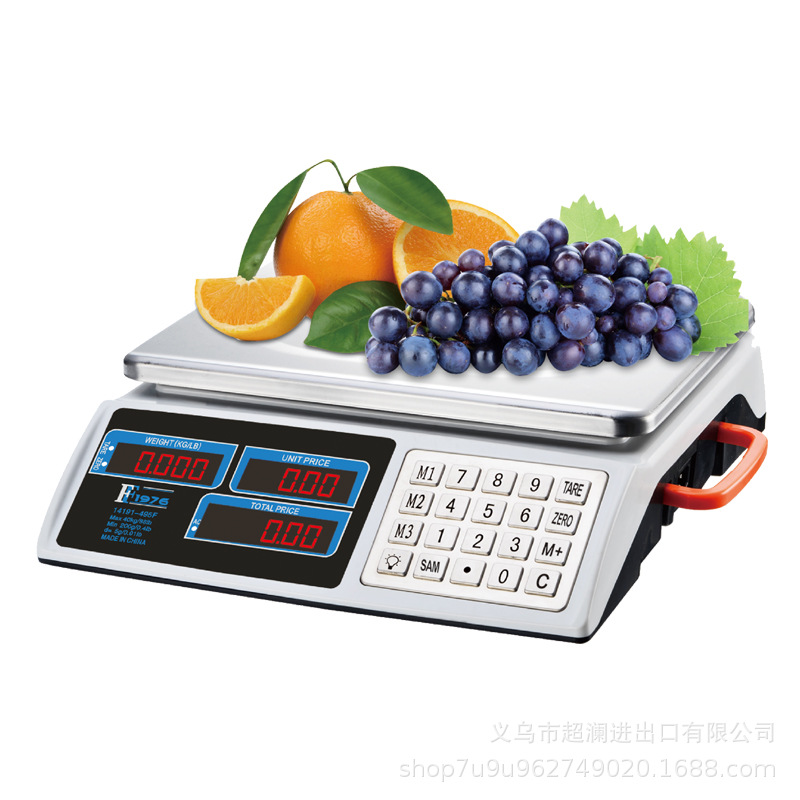 14191-495F electronic Price platform scale 40KG/5g electronic price scale Commercial scale Export foreign trade English fruit scale Item Picture