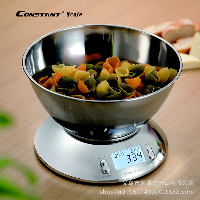 14192-79B Amazon Bestseller Household Electronic scale, Precise stainless steel tray base kitchen scale Specification image