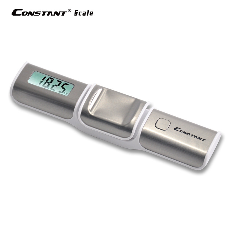 14192-741E stainless steel portable luggage scale, hand-held electronic scale, mini wholesale, household export, 50kg