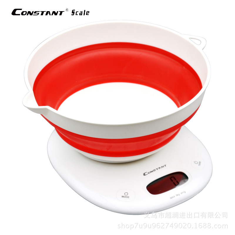 14192-187B带可折叠托盘家用厨房秤烘焙秤电子称重1g食品秤电子秤外贸出口