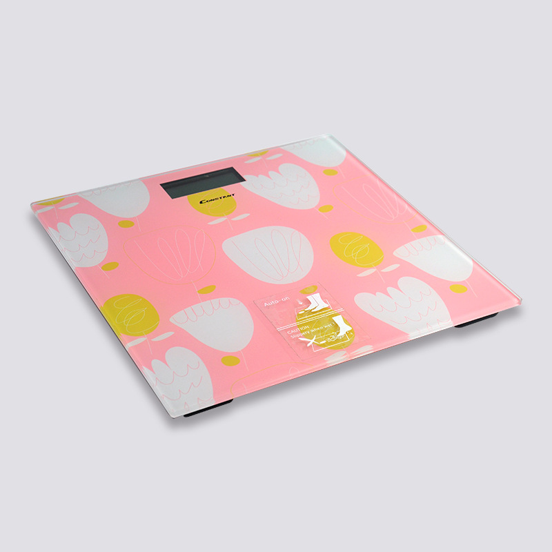 The 14192-105A household electronic weighing scale can be customized as a gift. It is a precise human body scale for measuring weight on Amazon for export and can be printed with a logo details Picture