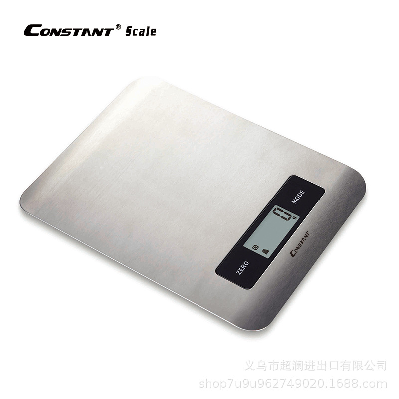 14192-296B High-precision and high-quality wholesale flat stainless steel kitchen scale, 5kg baking scale, electronic scale, customized food scale, 1g