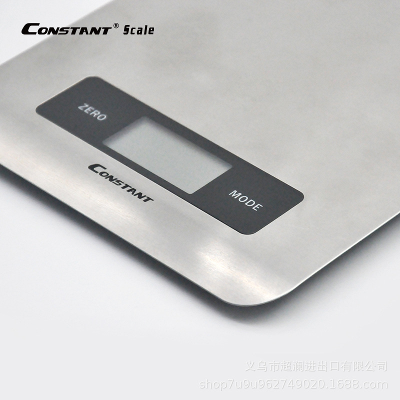14192-296B High-precision and high-quality wholesale flat stainless steel kitchen scale, 5kg baking scale, electronic scale, customized food scale, 1g details Picture