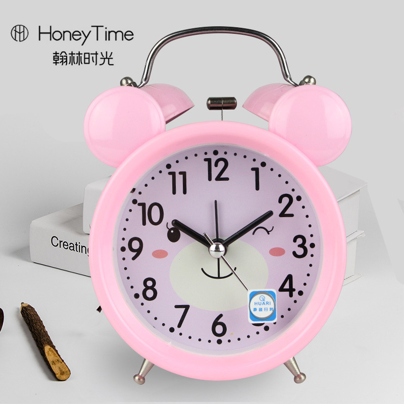Little Ursa Clock bedside bedroom with night light scanning metal alarm clock -1003/18505 thumbnail