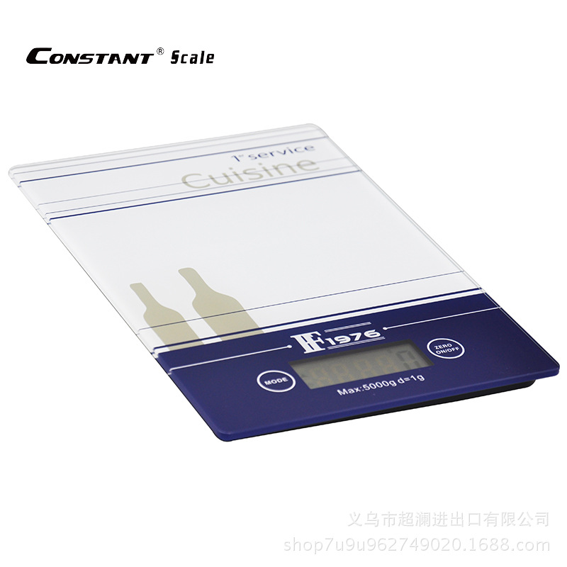 FF1976-66B 5kg/1g Modern Style Tempered Glass Touch button Fruit design Digital   Electronic Kitchen Scale thumbnail