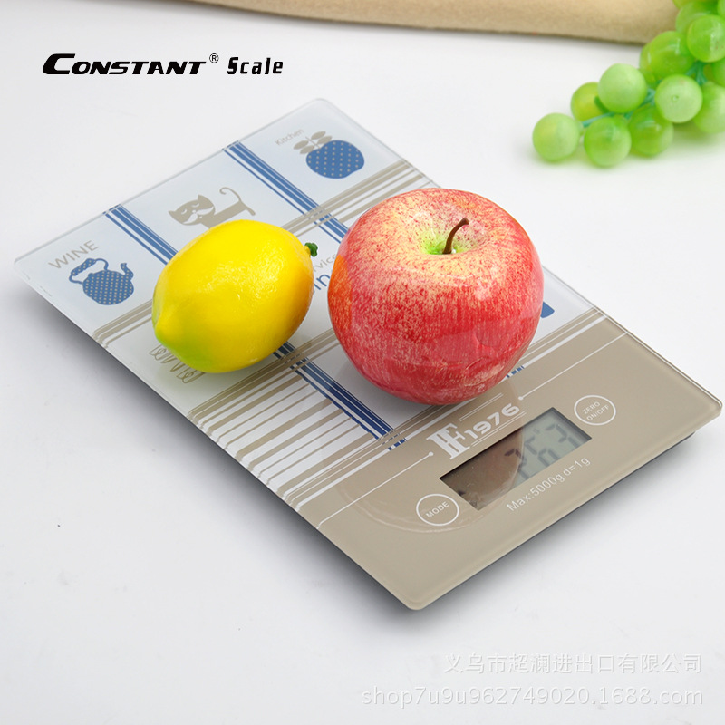 Wholesale 14192-66B 5KG/1G glass kitchen electronic scale, weighing electronic kitchen scale, precision mini baking scale undefined