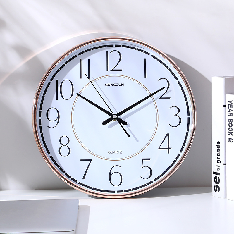 Yiwu Good Goods Living Room Silent Wall Clock Office Modern Simple Nordic Atmosphere Home Fashion Creative Bedroom Circular Clock -1003/18762