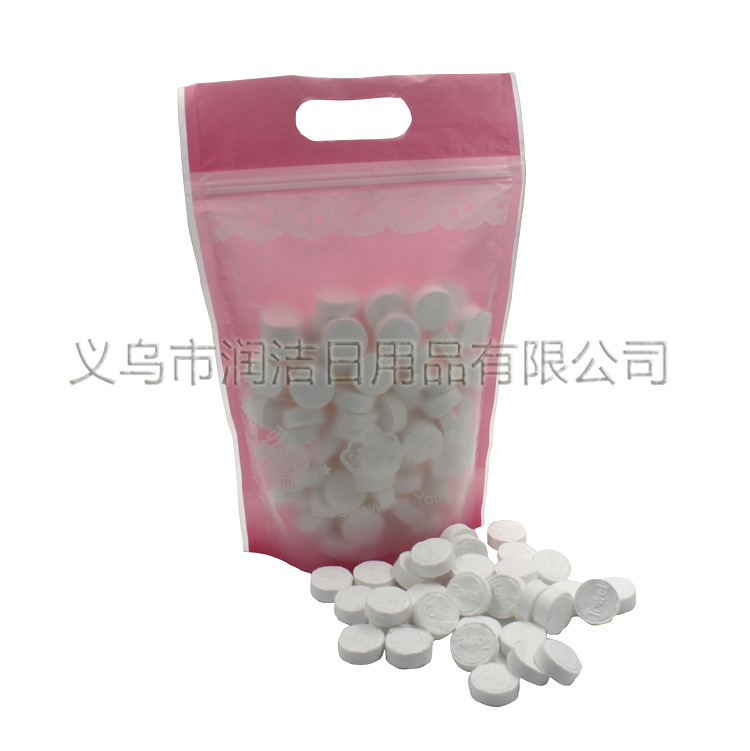 Yiwu Quality Goods Customized pure cotton portable compressed towel, travel disposable non-woven fabric candy compressed towel, face towel -1006/34762