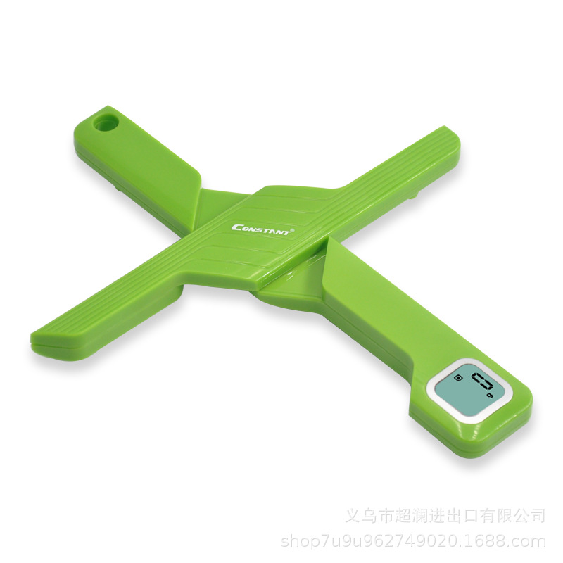14192-158B可悬挂可折叠掰离迷你克称重量烘焙秤5KG/1g电子厨房秤产品图