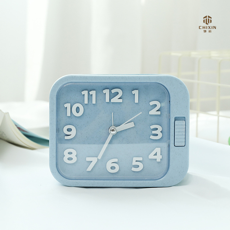 Yiwu Good Goods Creative Fashion Tv Jade Digital Alarm Clock Students Bedside With Night Light Music Multi-Function Alarm Clock Mute -1003/18762