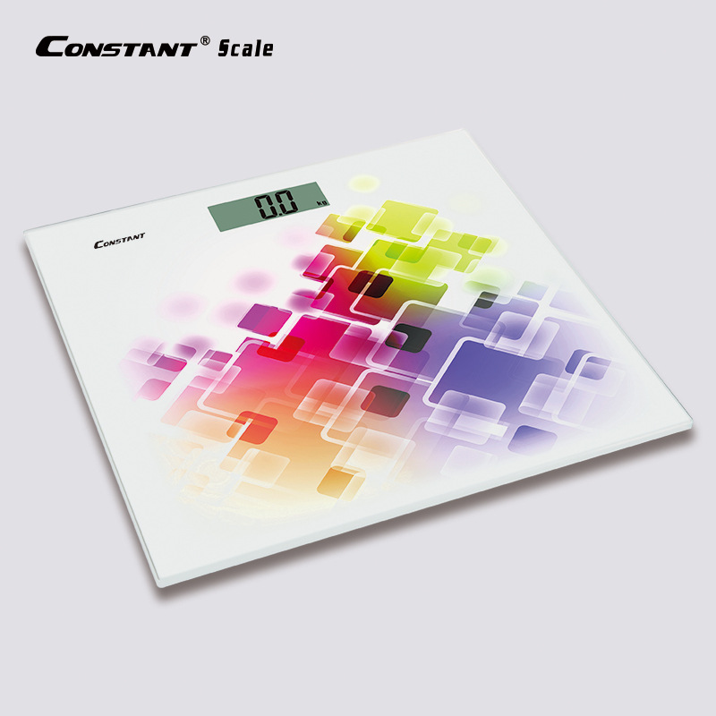 Constant-14192-3068A Electronic scale 150kg/100g Tempered Glass Digital Electronic bathroom Personal Weighting Scale Body scale