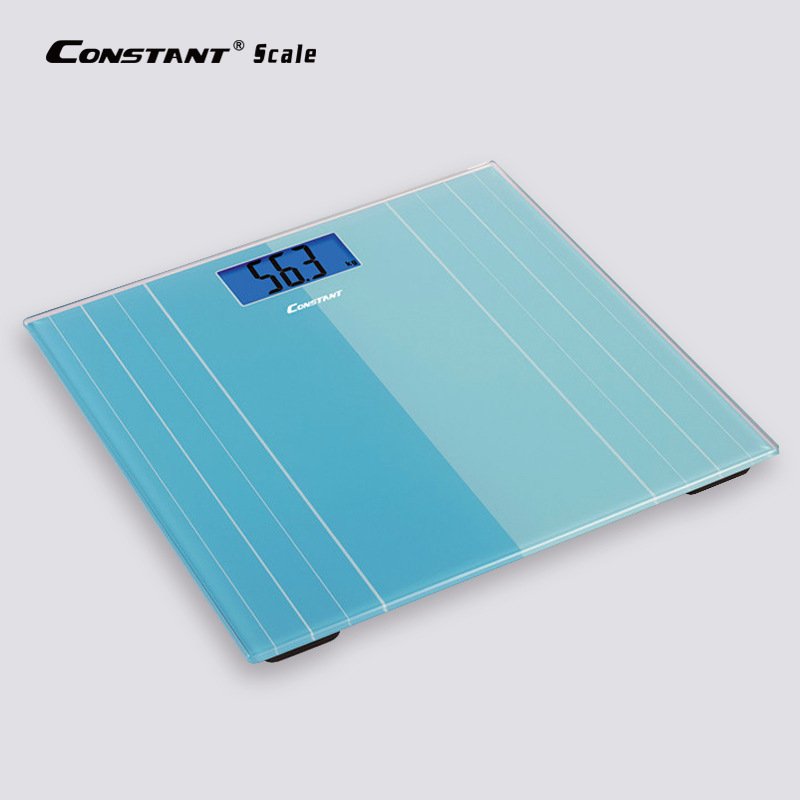 14192-381Aconstant家用电子体重秤外贸亚马逊批发背光显示方形电子人体秤图