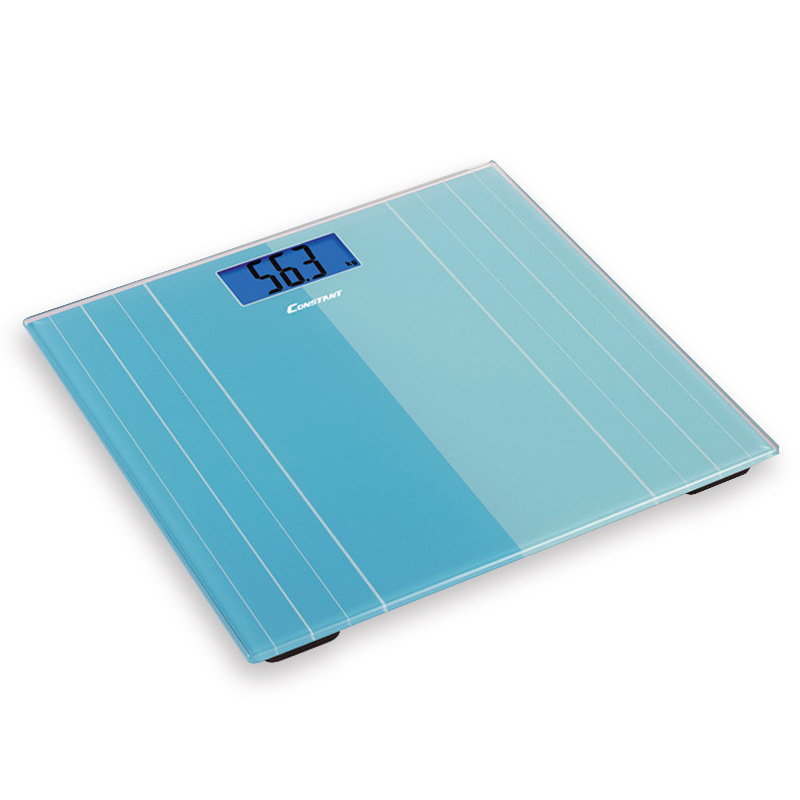 14192-381Aconstant家用电子体重秤外贸亚马逊批发背光显示方形电子人体秤白底实物图