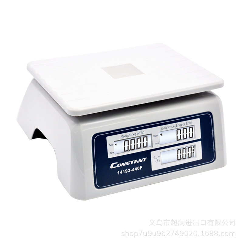 14192-440F waterproof electronic Price scale Commercial scale for export, English version 30KG/10g Specification image