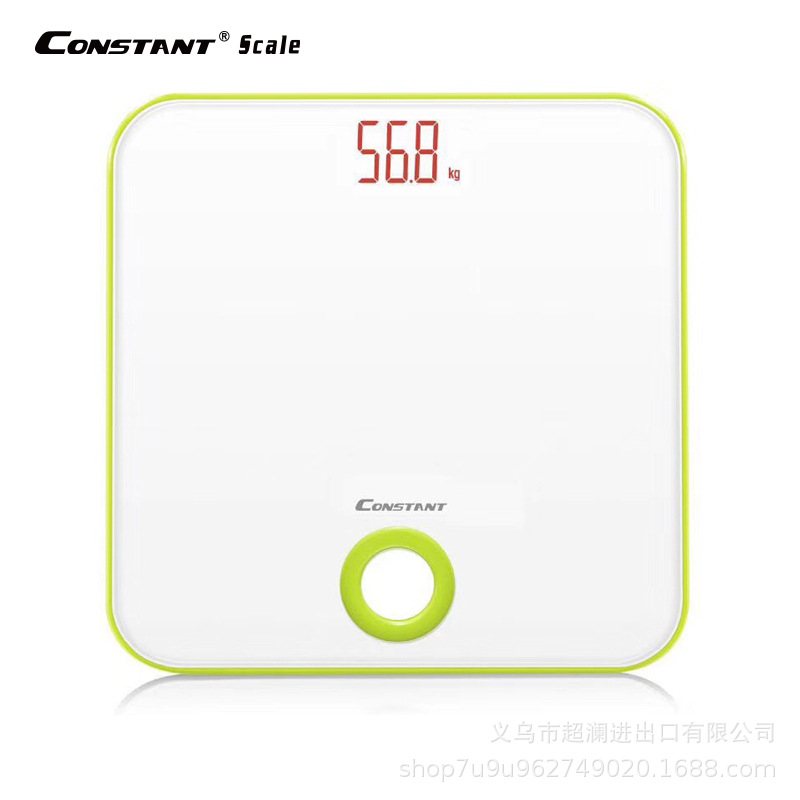 14192-308A强化玻璃大秤面LED体重秤高档家用独家款式电子秤图