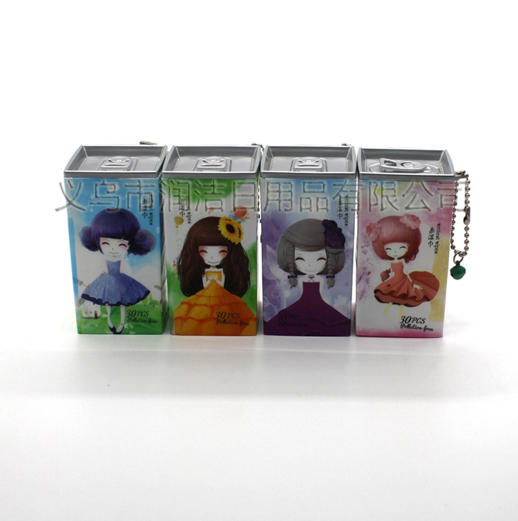 义乌好货 厂家批发定制创意车载小包清洁眼镜湿巾婴儿手口儿童便携湿纸巾-1006/34762