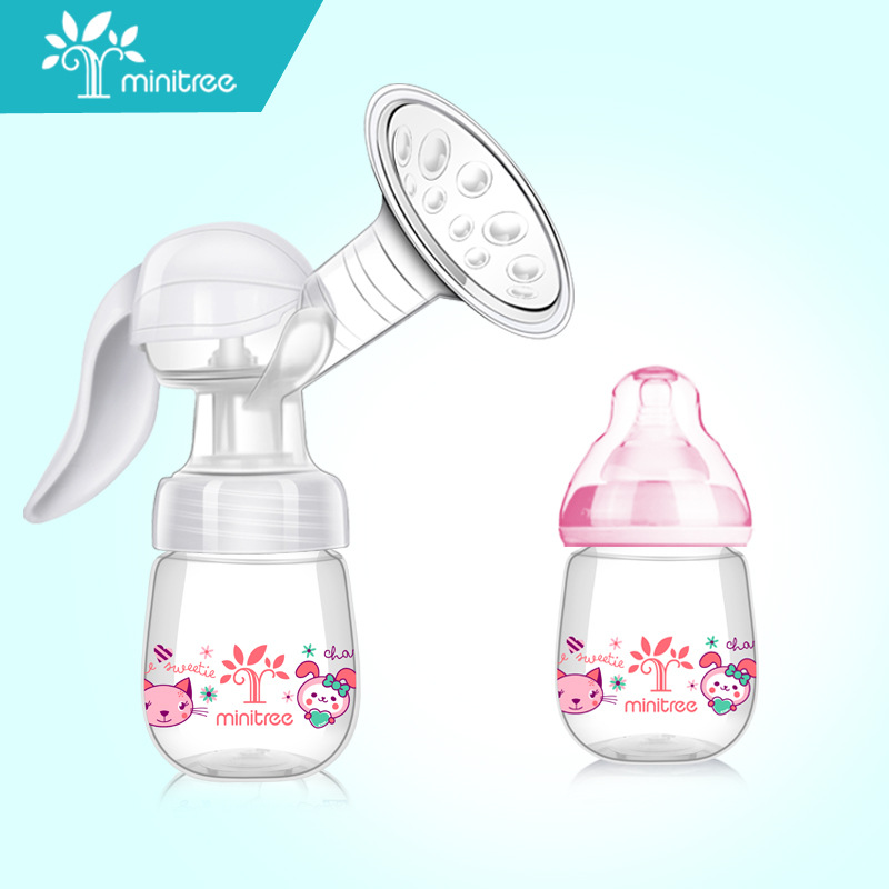 义乌好货 Minitree手动无痛按摩吸奶器 高品质手动吸乳器厂家直销详情图7