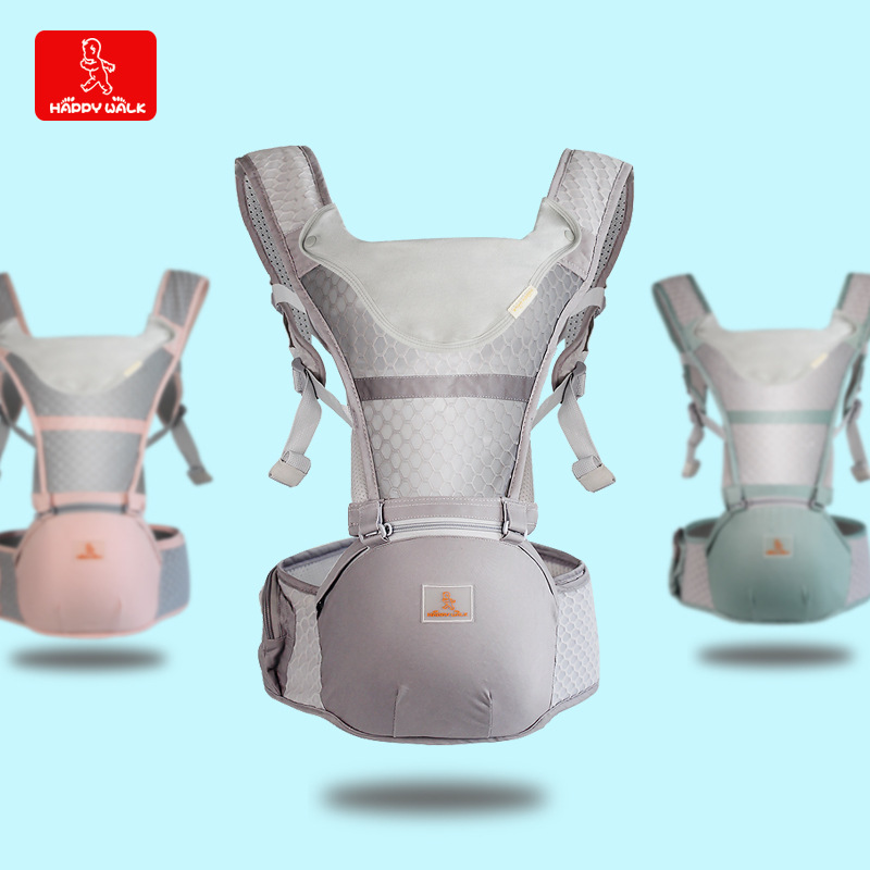 义乌好货 happywalk创意婴儿背带腰凳多功能透气 抱娃神器母婴用品一件代发-1006/35830
