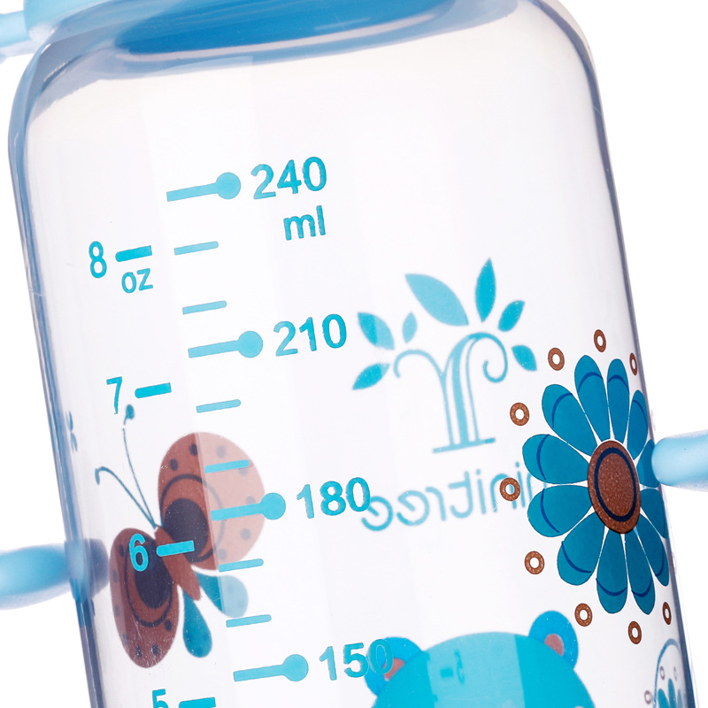 奶瓶/新安怡奶瓶/母婴用品宝宝连帽卡通/母婴用品宝宝/xin安怡奶瓶白底实物图