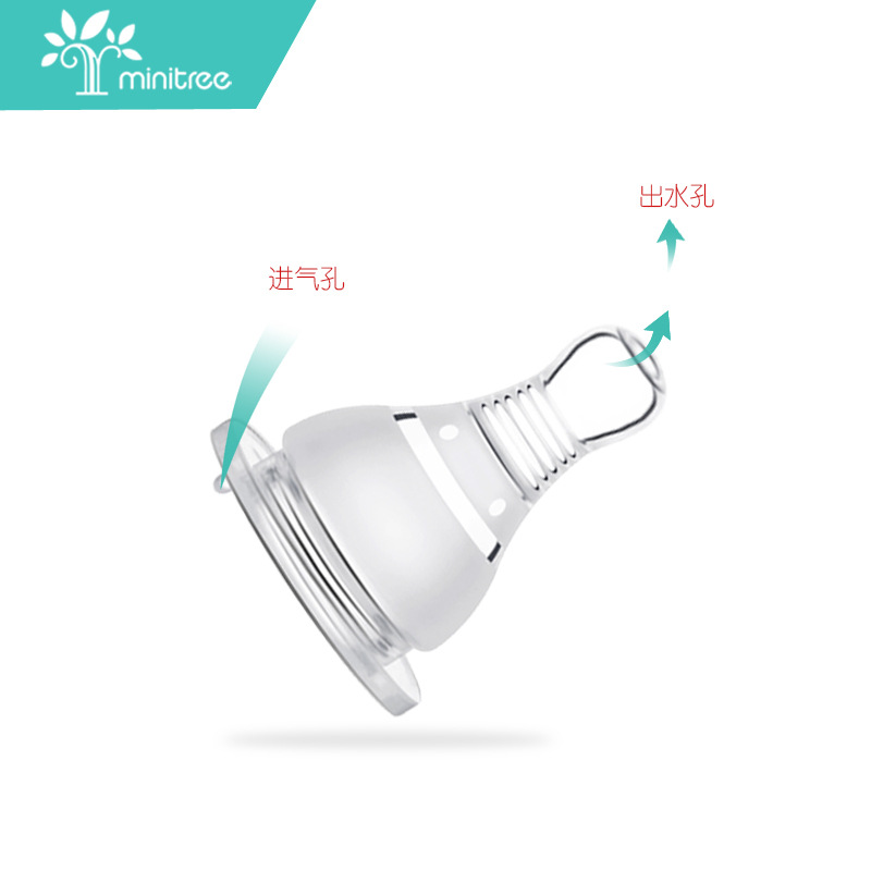 义乌好货 Minitree婴儿奶瓶直身标准口径PP奶瓶带手柄外贸奶瓶厂家直销批发详情图6