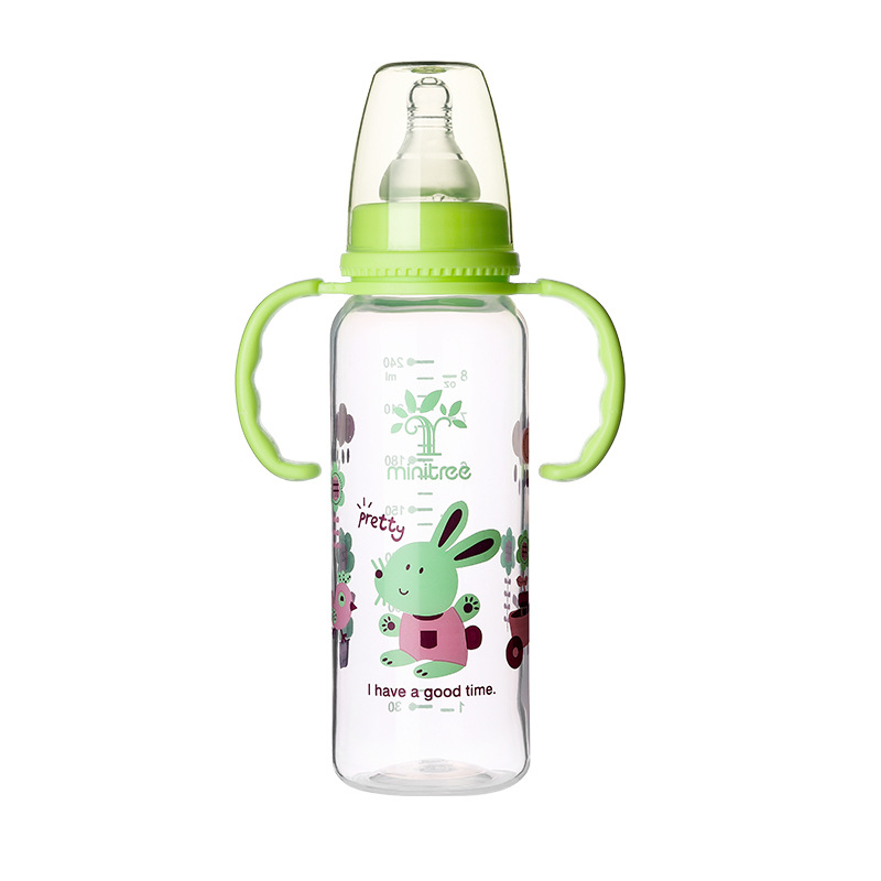 义乌好货 Minitree婴儿奶瓶直身标准口径PP奶瓶带手柄外贸奶瓶厂家直销批发详情图7
