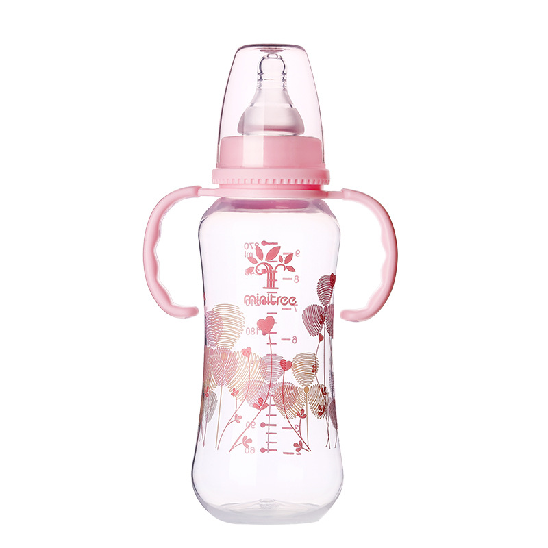 义乌好货 Minitree婴儿奶瓶直身标准口径PP奶瓶带手柄外贸奶瓶厂家直销批发详情图8
