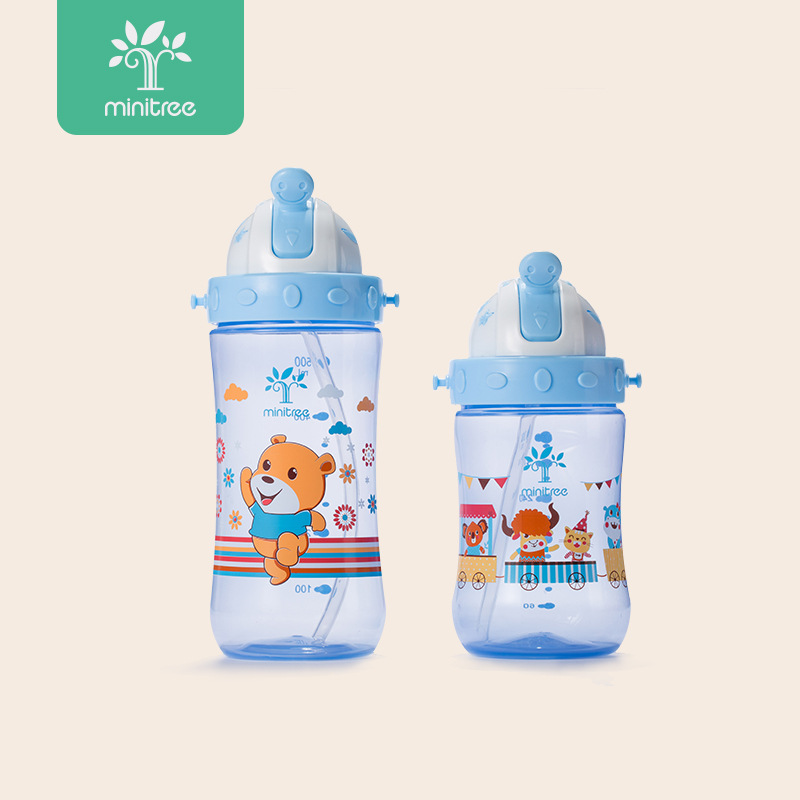 义乌好货 婴儿水杯硅胶吸管嘴杯饮水杯350ml学饮杯宝宝水杯水壶母婴用品详情图6