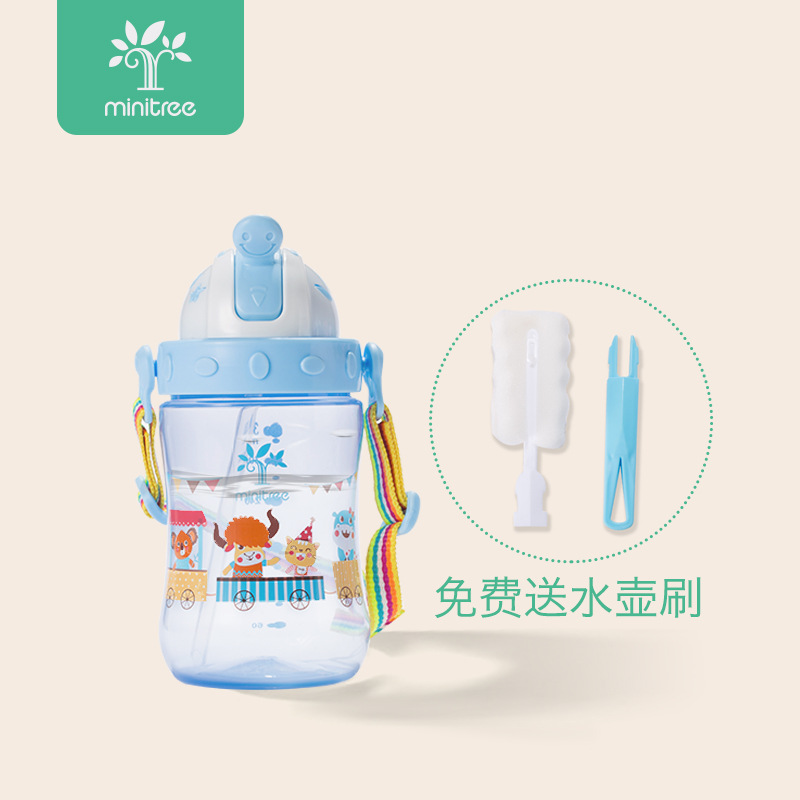 义乌好货 婴儿水杯硅胶吸管嘴杯饮水杯350ml学饮杯宝宝水杯水壶母婴用品详情图8