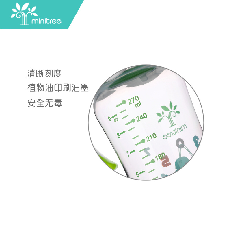 Yiwu Good Goods Baby and Maternal Care baby bottles, single standard diameter PP baby bottles with handles, export baby bottles, two-color handles, baby and children's products Application Scenario