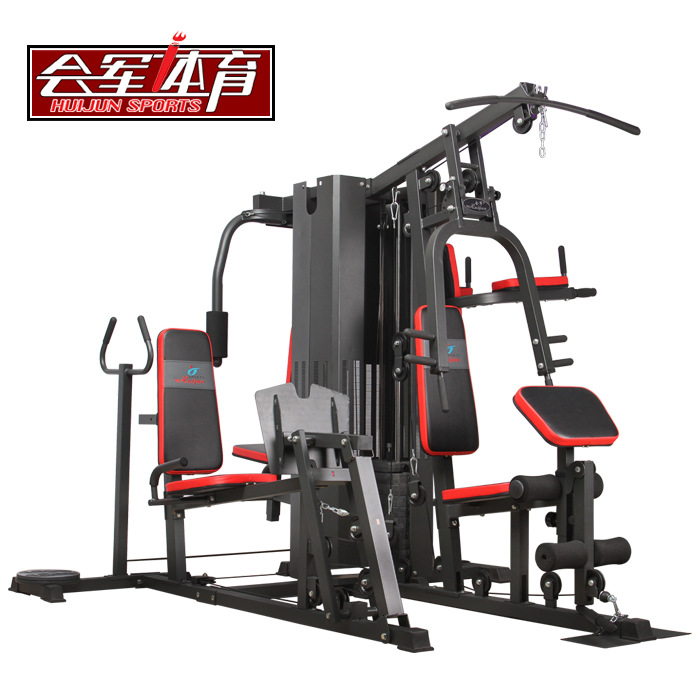 Yiwu Selection Hui Army Sports Genuine five-person station fitness equipment multi-functional integrated trainer household sports equipment -1004/28622
